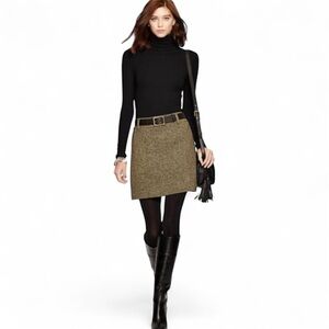 💰Vintage Tweed Textured Mini Skirt